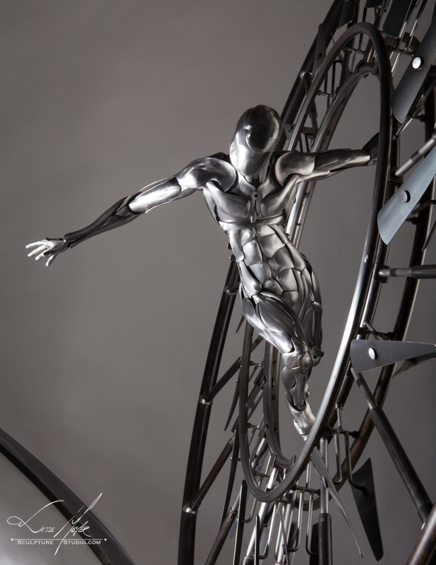 jesse meyer,wield,figurative sculpture,steel,Milwakee wi 